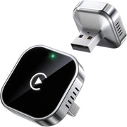 Teeran Mini Wireless CarPlay Adapter for iPhone, USB and USB-C