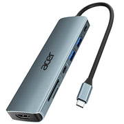 Acer 7 in 1 USB C Hub, 4K HDMI, PD100W