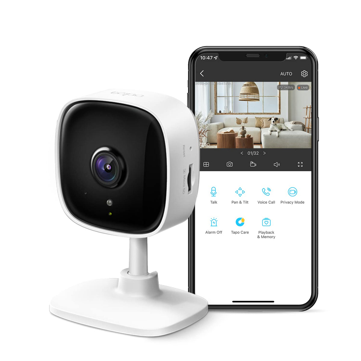 TP-Link Tapo C110 2K Indoor WiFi Security Camera