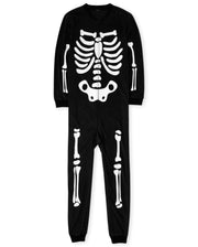 Children's Place Baby Matching Fleece Pajamas, Skeleton, 3X-Large