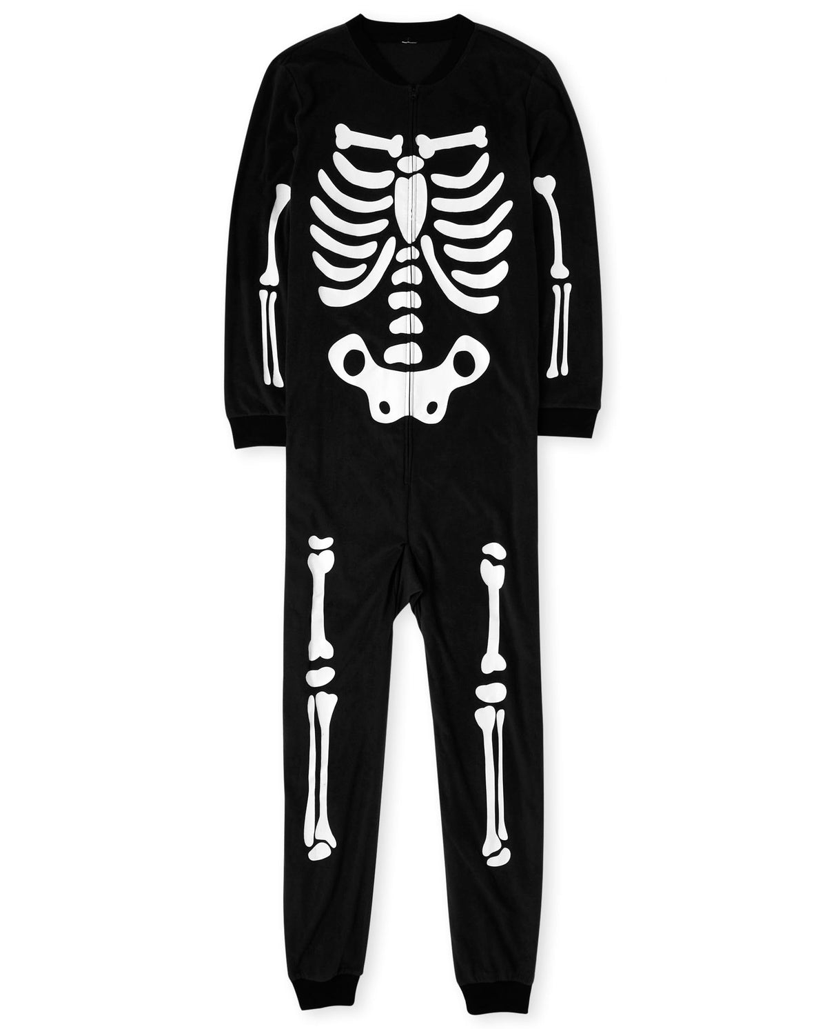 Children's Place Baby Matching Fleece Pajamas, Skeleton, X-Large