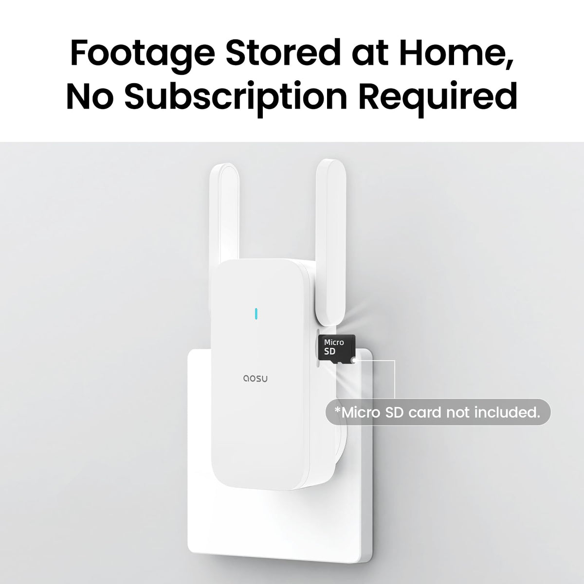 AOSU 2K Wireless Battery Video Doorbell with Chime