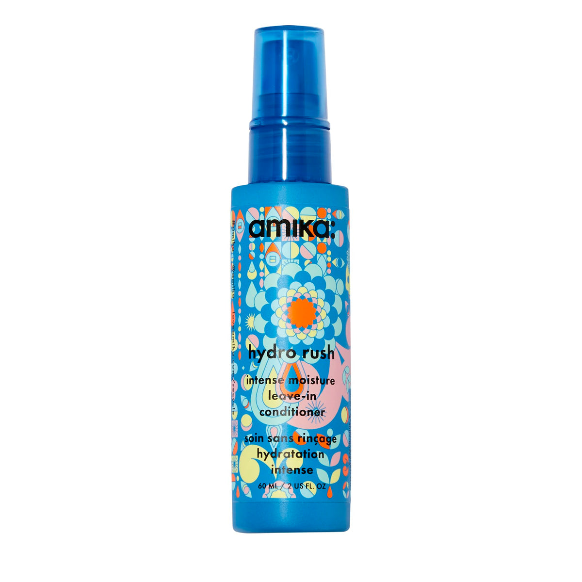 amika Hydro Rush Intense Moisture Leave-In Conditioner, 60 ml