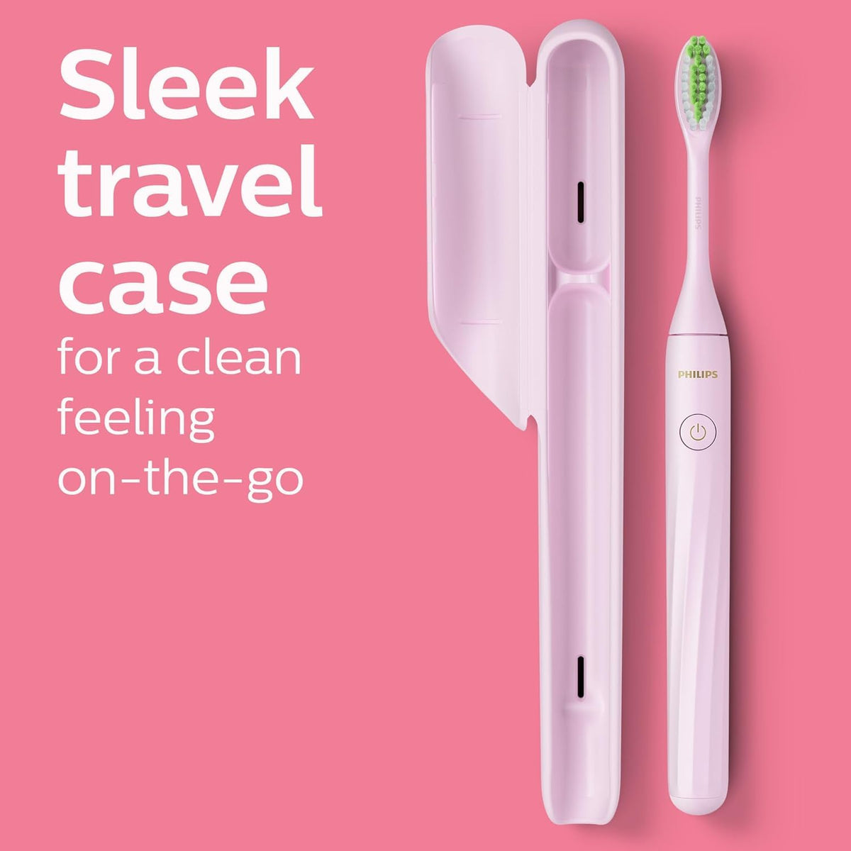 Philips One by Sonicare Battery Toothbrush, Manhattan Pink, BD3003/AZ