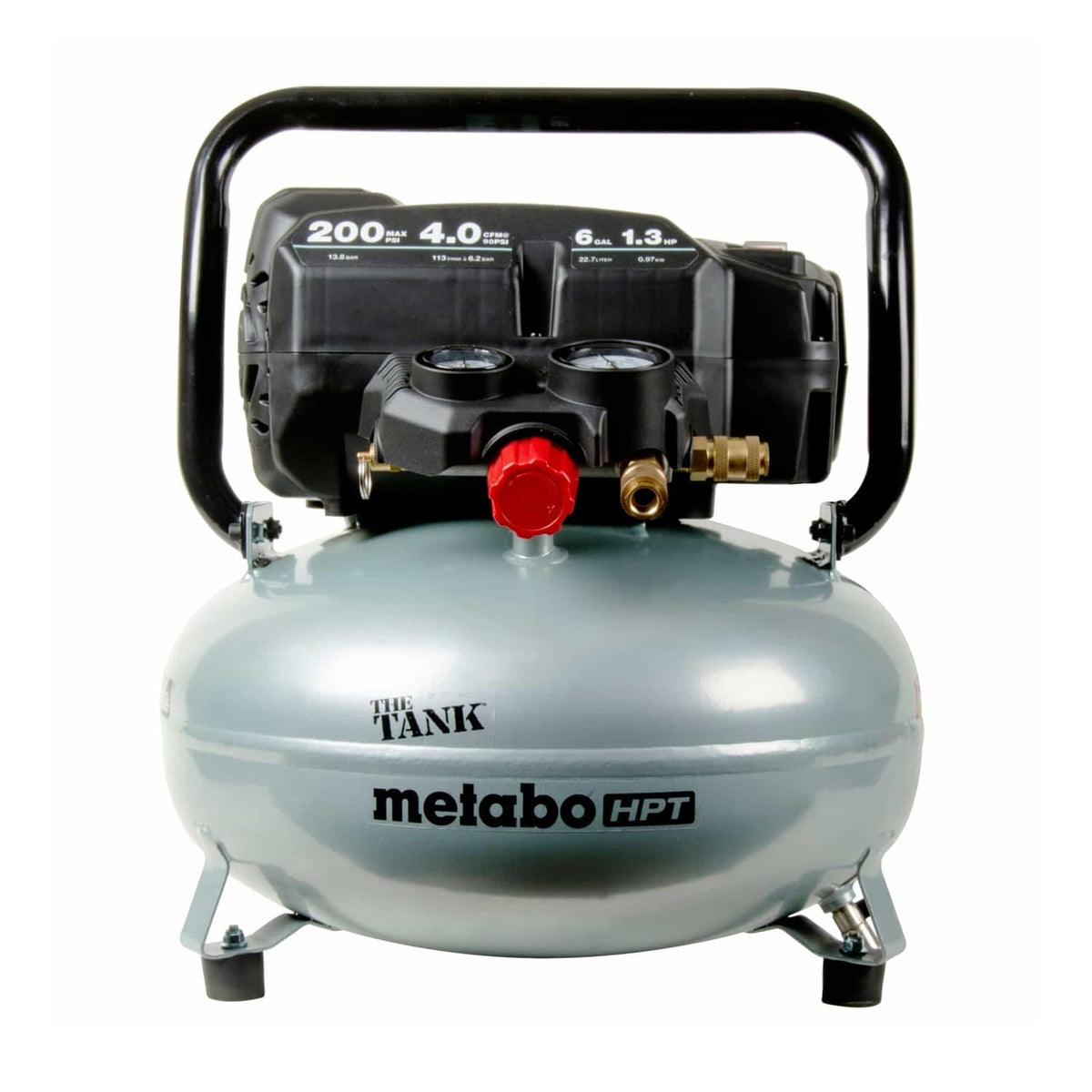 Metabo HPT Pancake Air Compressor, 200 PSI, 6 Gallon Tank, EC914S