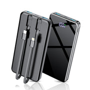 COPINK Power Bank with Built-In Cables, 25,000mAh