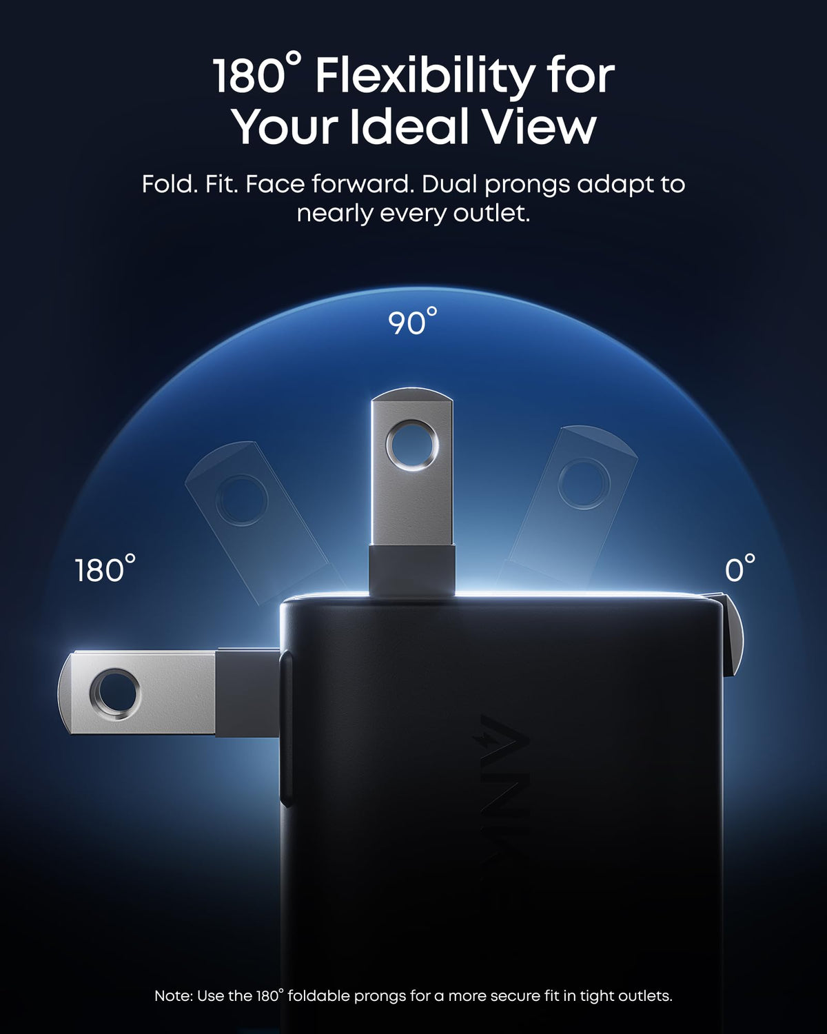 Anker Nano 45W USB-C Charger with Smart Display, No Cable