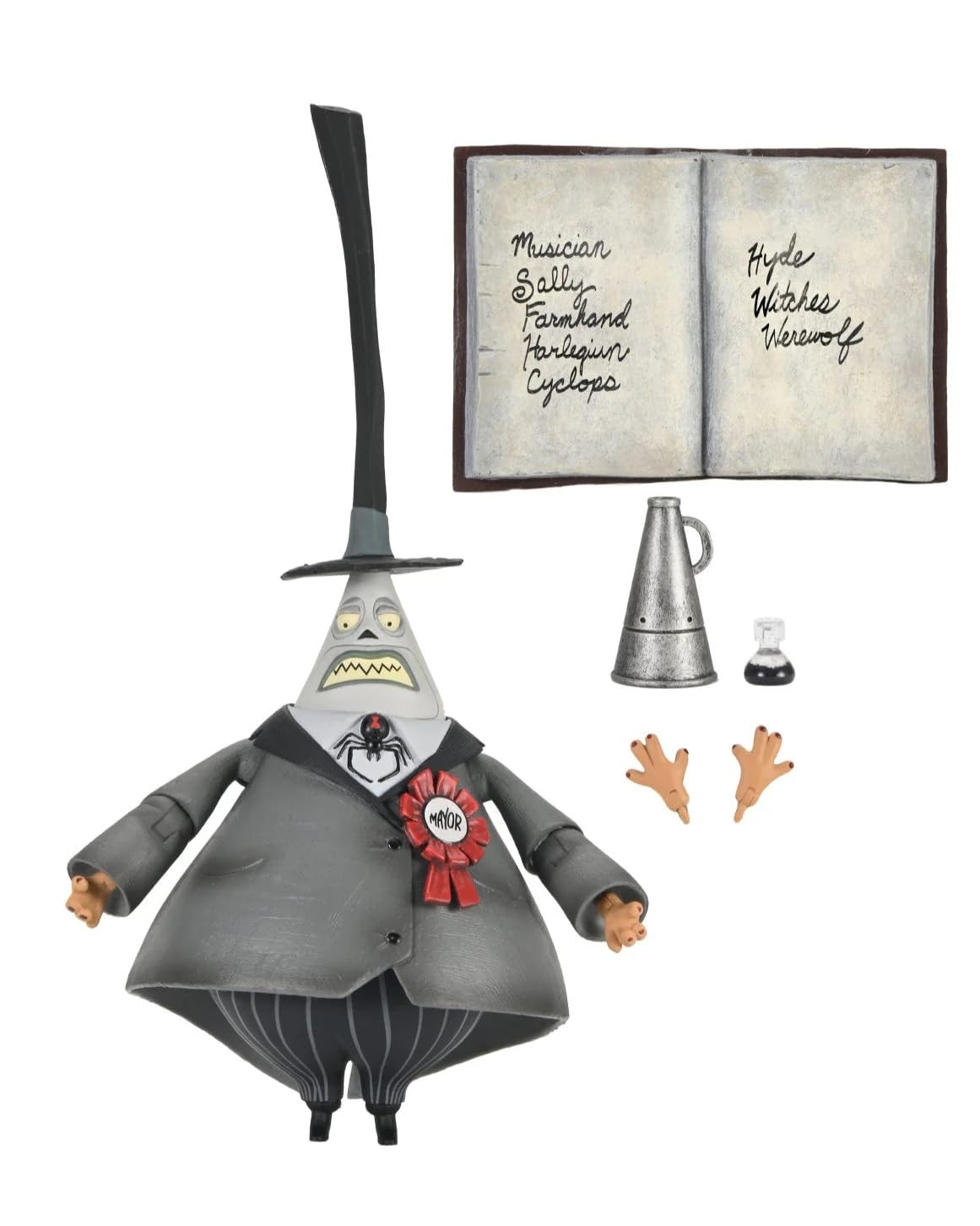 NECA Nightmare Before Christmas Ultimate Mayor Action Figure, 7 Inch