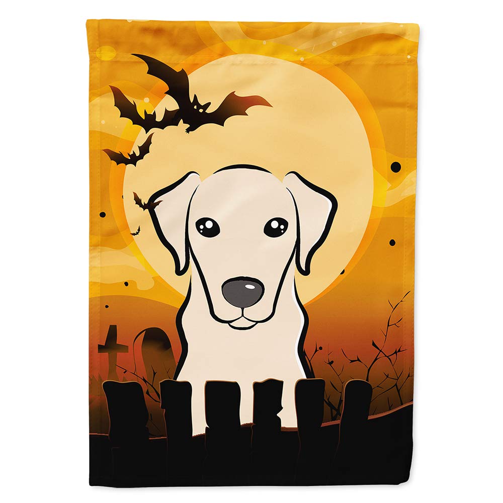 Caroline's Treasures Halloween Yellow Labrador House Flag