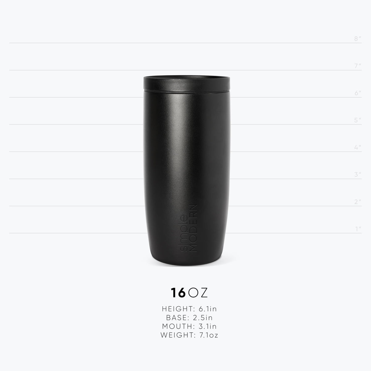 Simple Modern Halloween Travel Coffee Mug, 16 oz, Skeletons