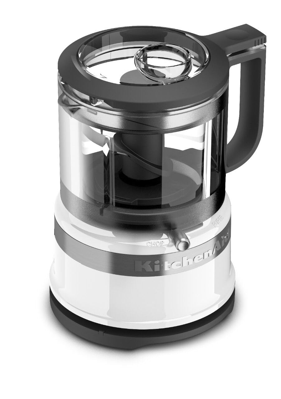 KitchenAid KFC3516WH 3.5 Cup Mini Food Processor, White