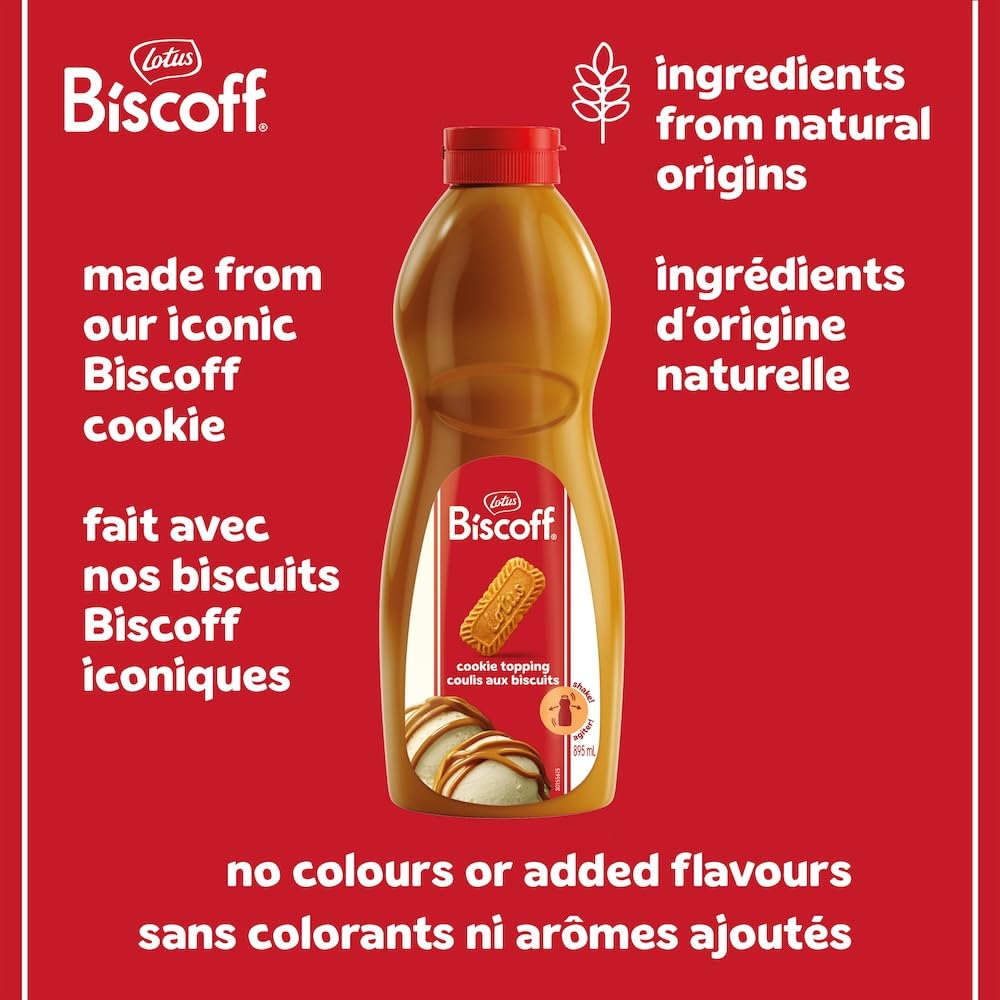 Lotus Biscoff Sweet Spread Topping, 1 L