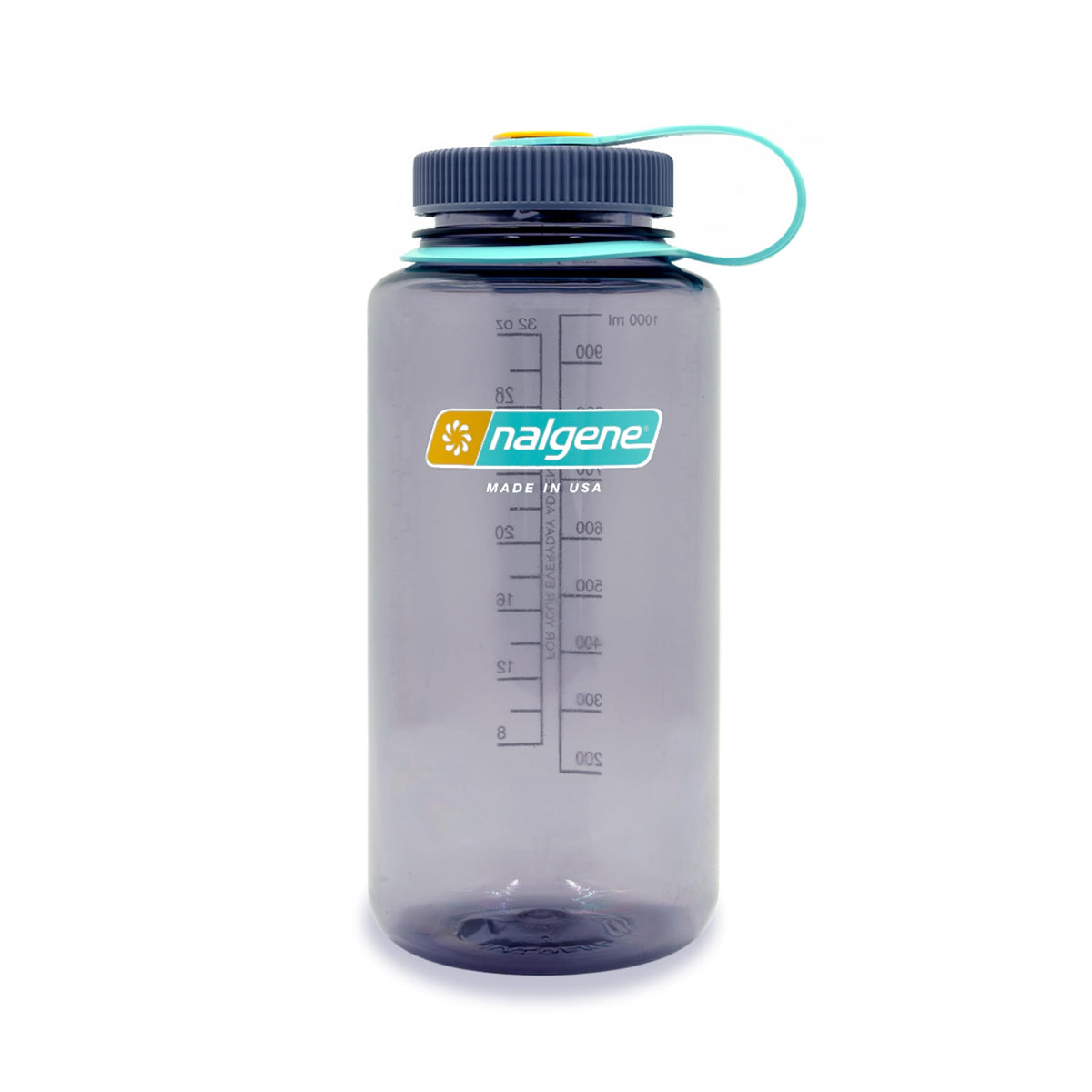 Nalgene Sustain Tritan Wide Mouth Water Bottle, 32 oz, Aubergine