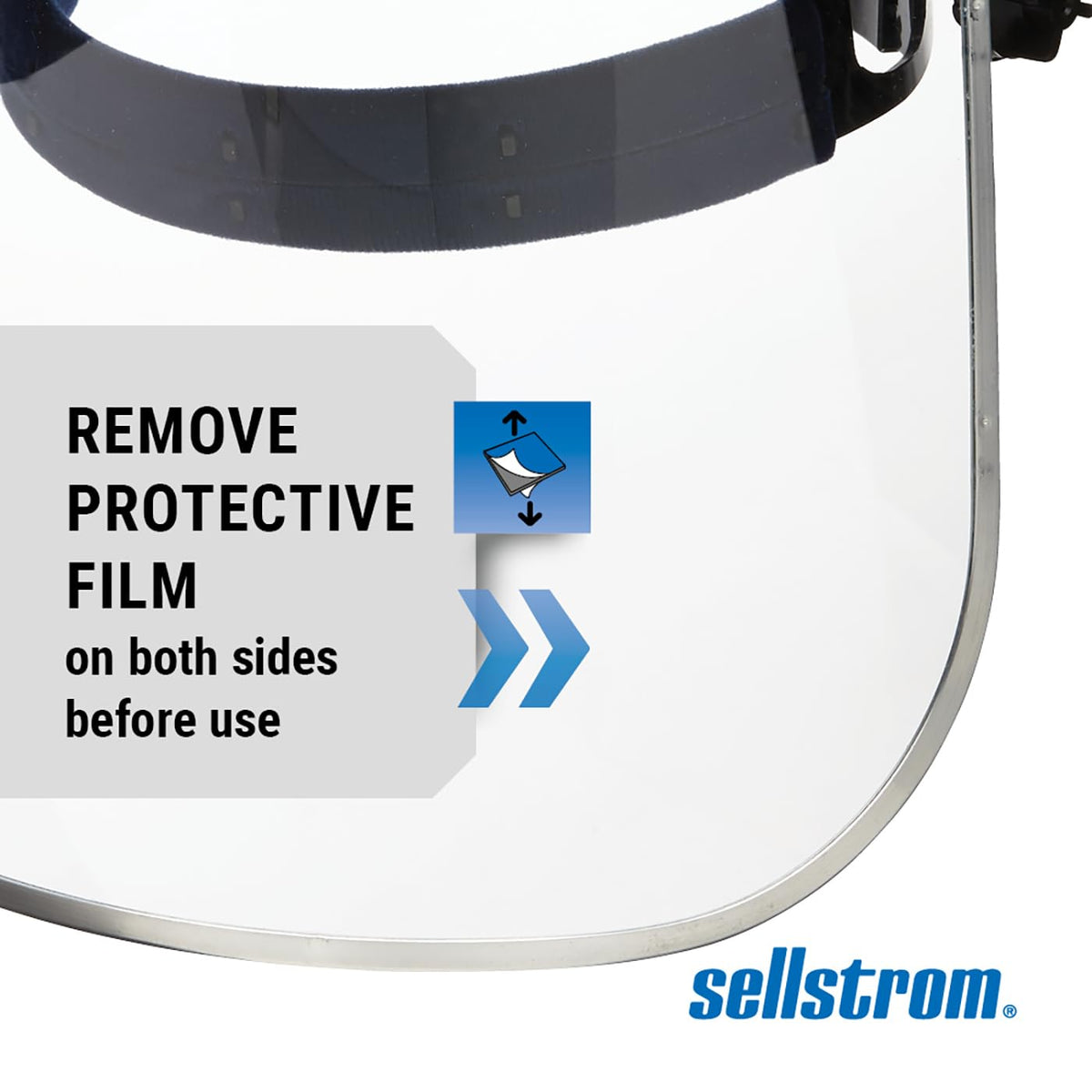 Sellstrom Advantage Face Shield with Ratchet Headgear, CSA Z94.3