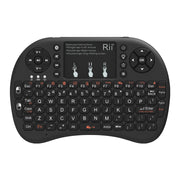 Rii i8+ Mini Wireless Bluetooth Keyboard with Touchpad, LED Backlit
