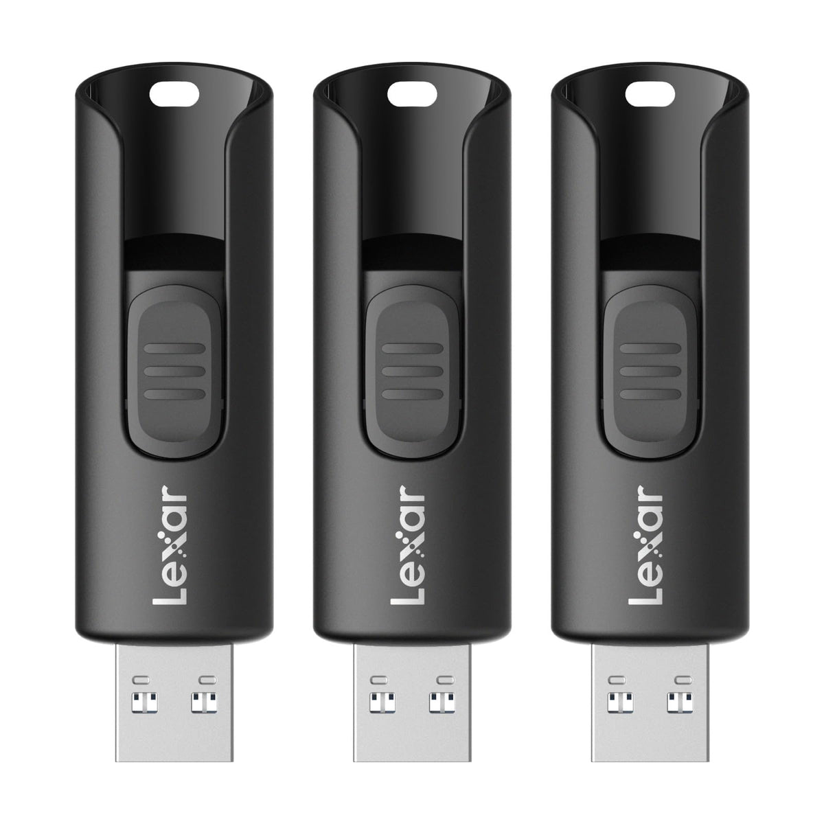 Lexar JumpDrive A30E 64GB USB 3.2 Flash Drive, 3-Pack