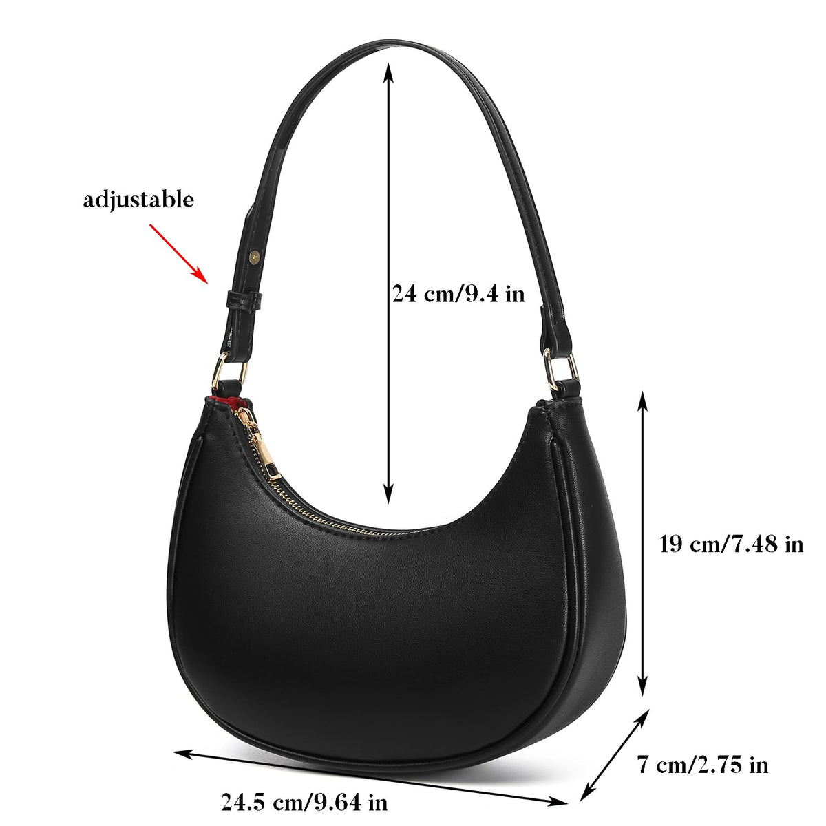 Barabum Retro Classic Shoulder Tote Handbag for Women, Small