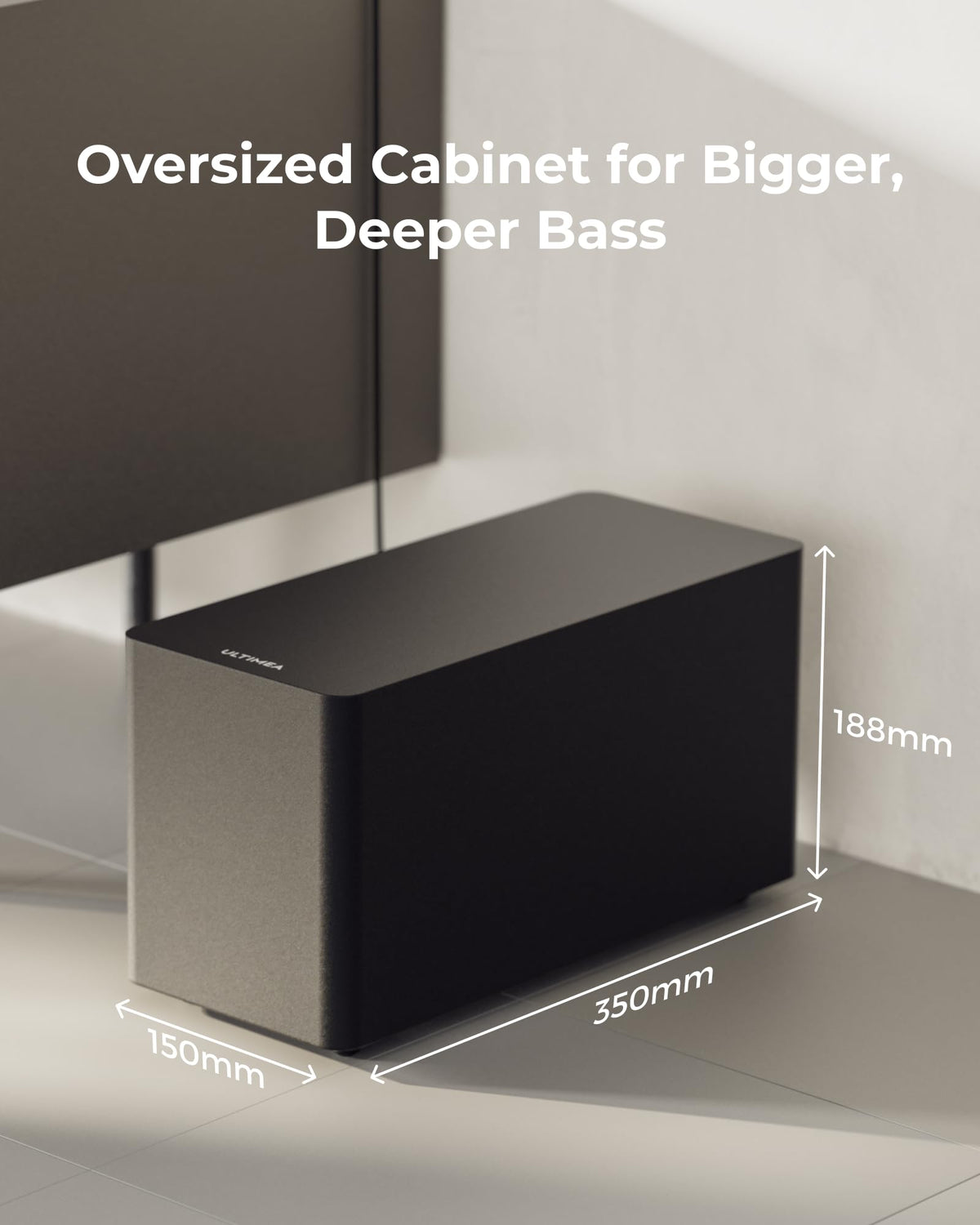ULTIMEA Poseidon M60 5.1ch Dolby Atmos Soundbar with Subwoofer