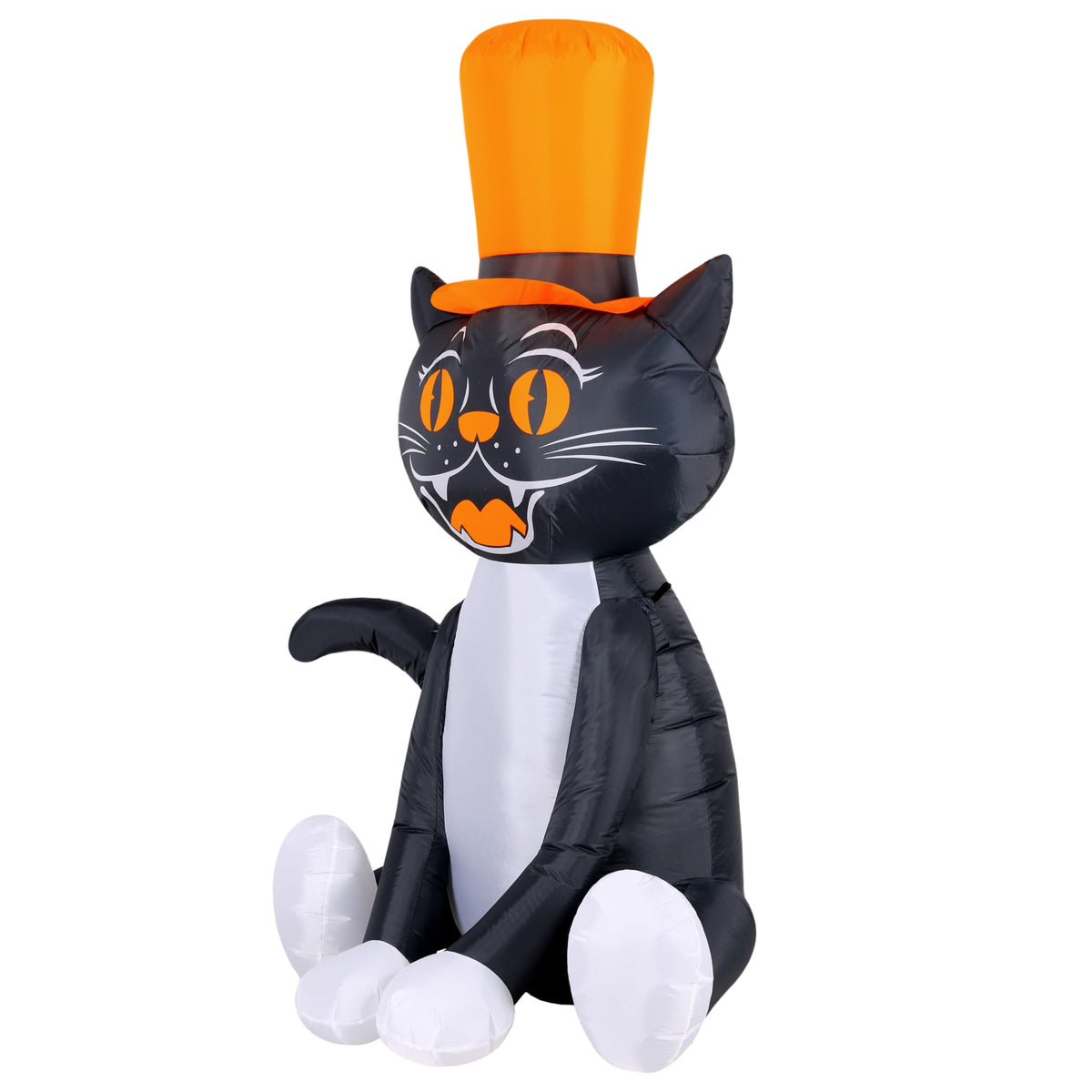 Occasions 5 Foot Inflatable Black Cat with Top Hat