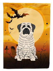 Caroline's Treasures BB4282CHF Mastiff Brindle White Flag, Large