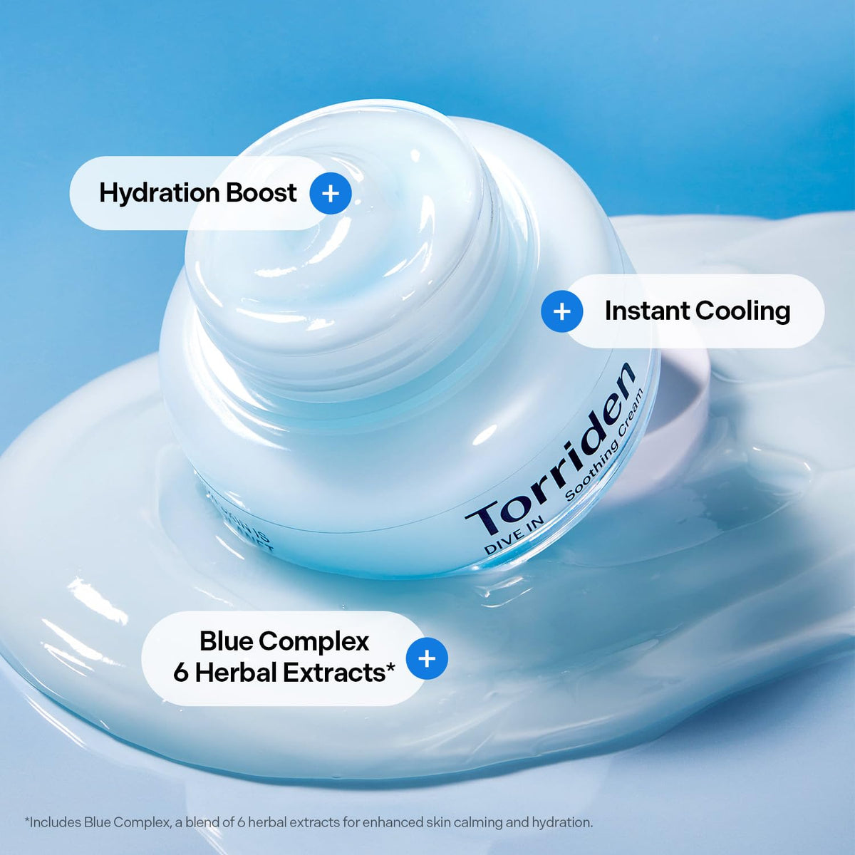 Torriden Dive-In Low Molecular Hyaluronic Acid Soothing Cream, 100 ml