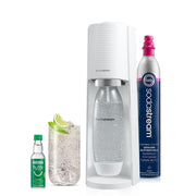 SodaStream Terra Sparkling Water Maker Bundle, White, with CO2