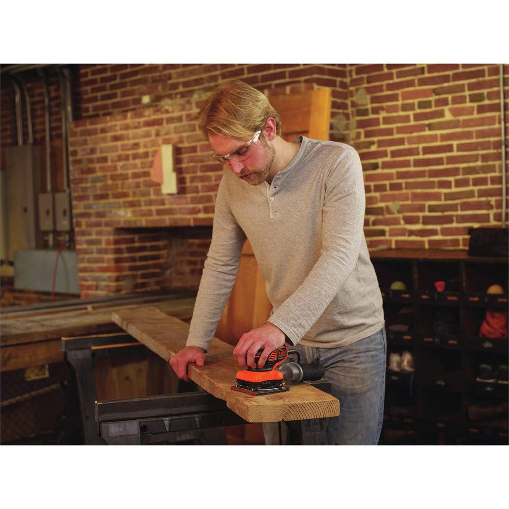 Black+Decker 2.0 Amp 1/4 Sheet Orbital Sander (BDEQS300)