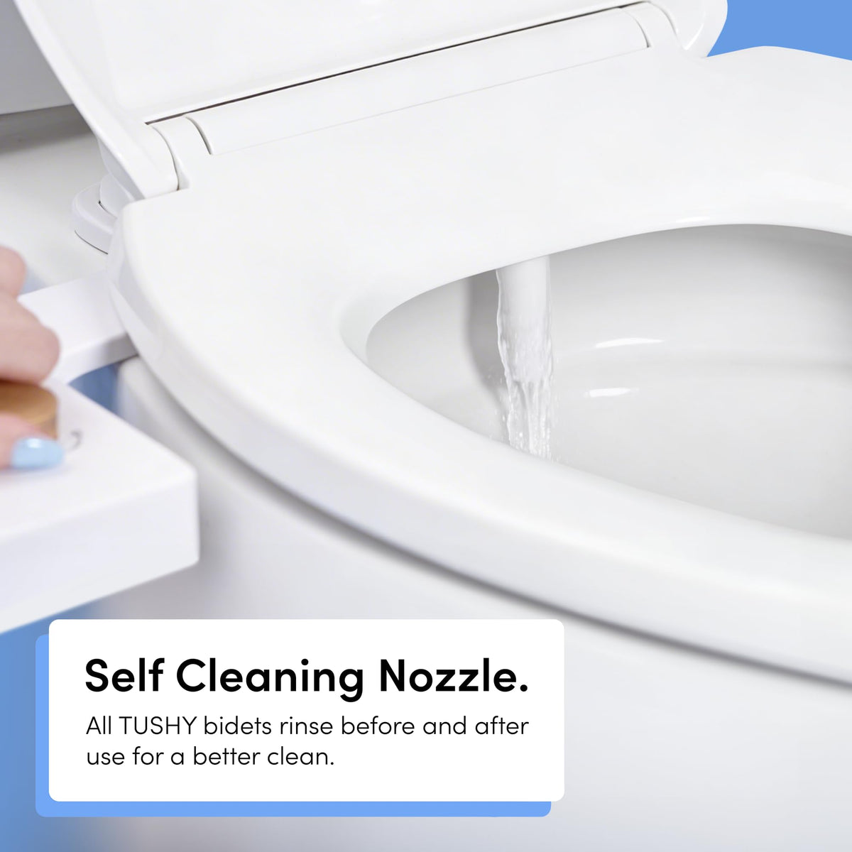 TUSHY Classic 3.0 Non-Electric Bidet Toilet Attachment