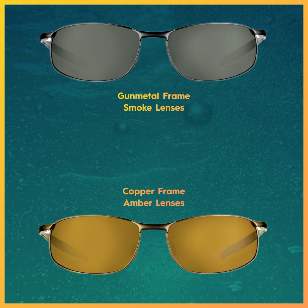 Flying Fisherman San Jose Polarized Sunglasses, Gunmetal/Smoke
