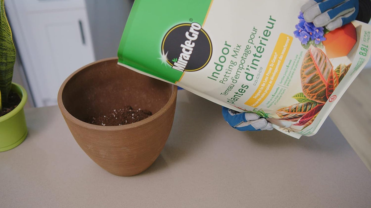 Miracle-Gro Indoor Potting Mix, 8.8L, 2 Pack