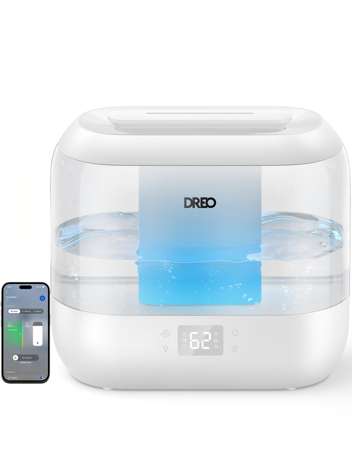 DREO 4L Smart Humidifiers for Bedroom