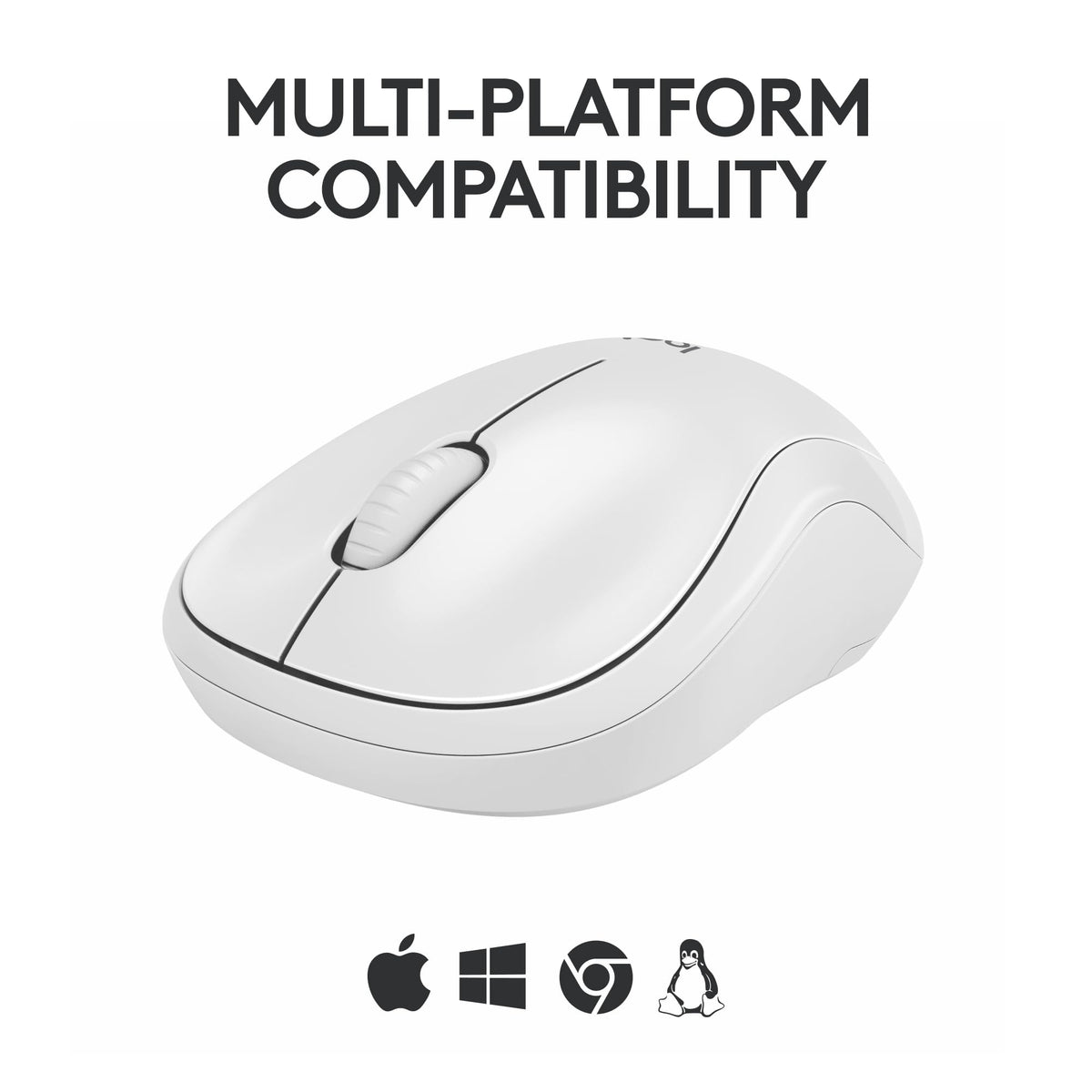 Logitech M240 Silent Bluetooth Mouse, Off White