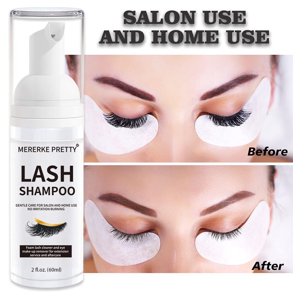 Eyelash Extension Shampoo with Brush, 60 ml