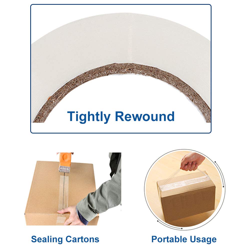 PERFECTAPE Heavy-Duty Clear Packing Tape, 1.88" x 60 yd (6 Rolls)