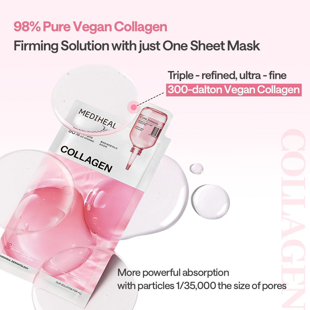 MEDIHEAL Collagen Essential Face Mask (10 Sheets)