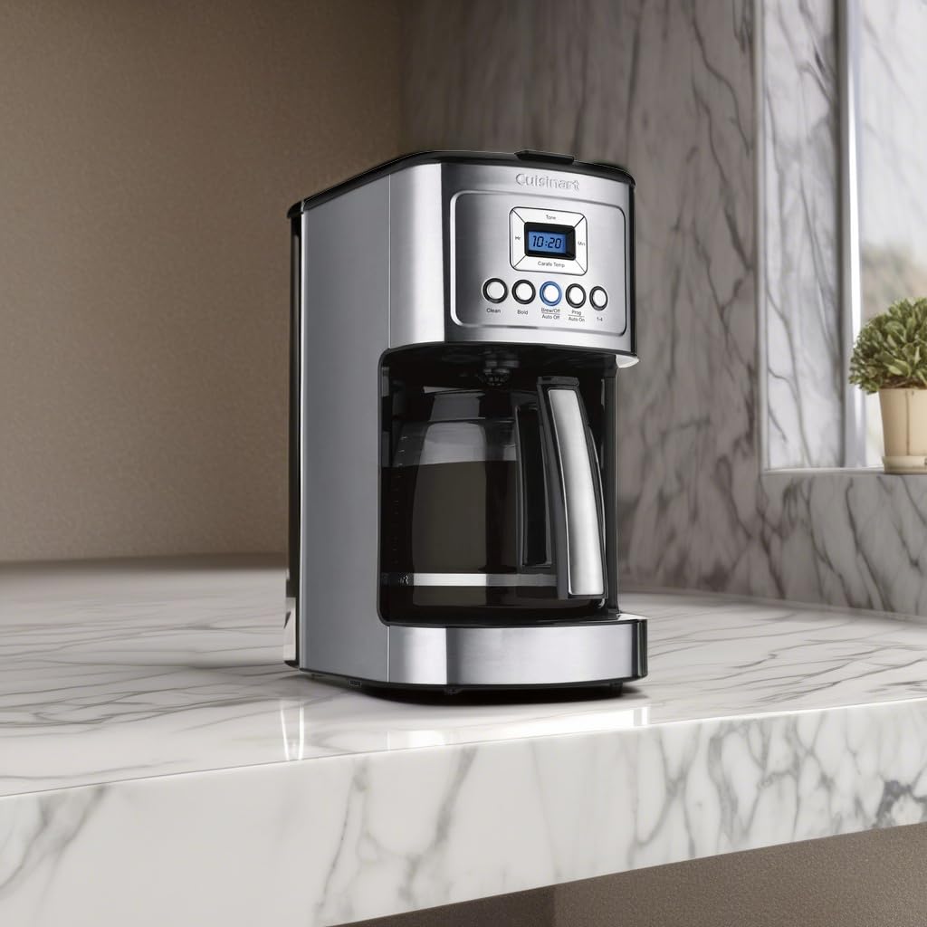 Cuisinart 14-Cup Programmable Coffee Maker, Stainless Steel, DCC-3200C