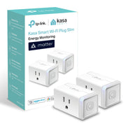 Kasa Matter Smart Plug with Energy Monitoring, KP125M, 2 Pack