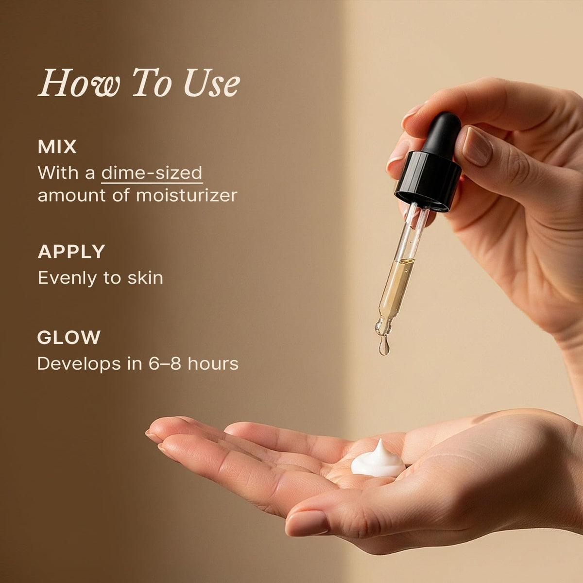 Self Tanning Drops for Face and Body, Medium