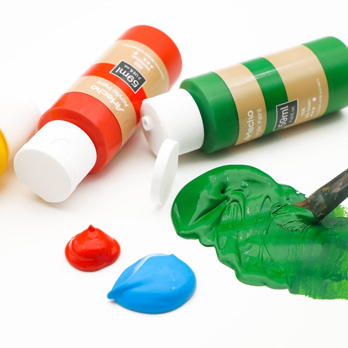 Artecho Acrylic Paint Set, 24 Colors, 2oz/59ml