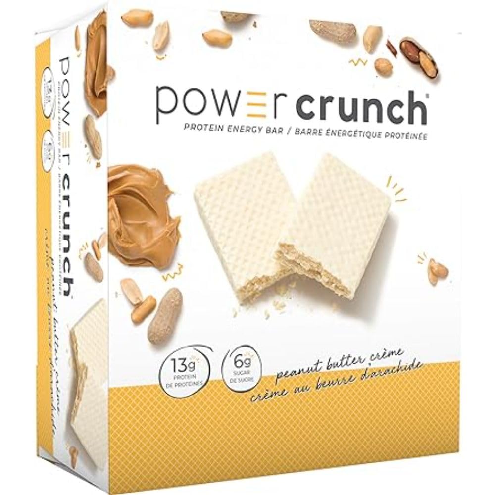 Power Crunch Protein Wafer Bars, Peanut Butter Crème, 12 Count