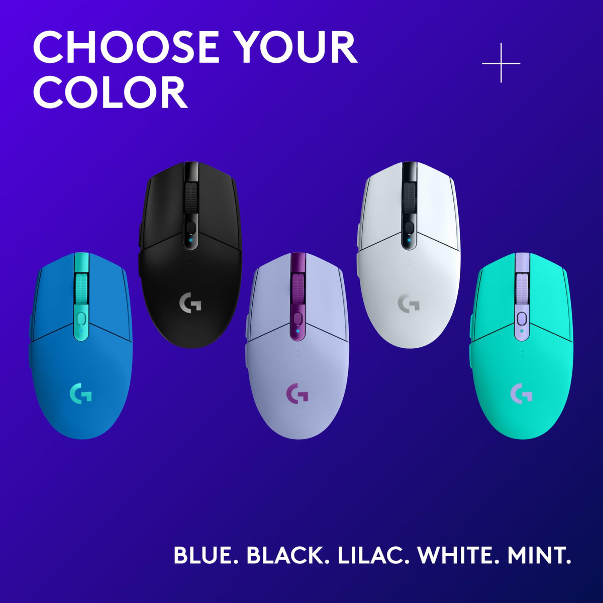 Logitech G305 Lightspeed Wireless Gaming Mouse, 12,000 DPI, White