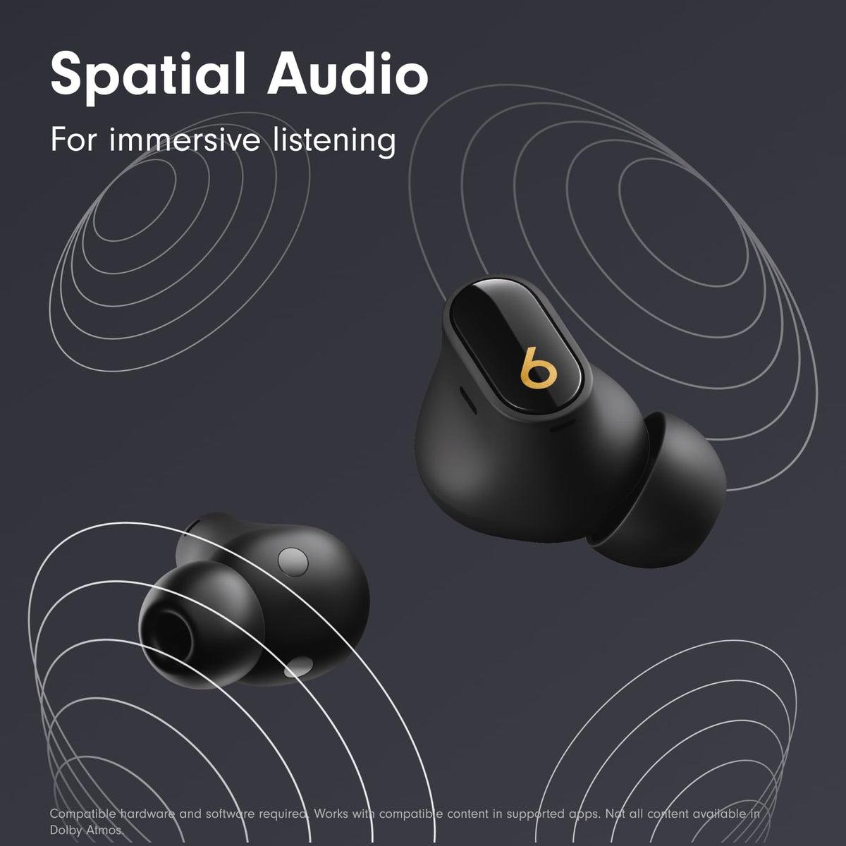 Beats Studio Buds + True Wireless Noise Cancelling Earbuds, Black