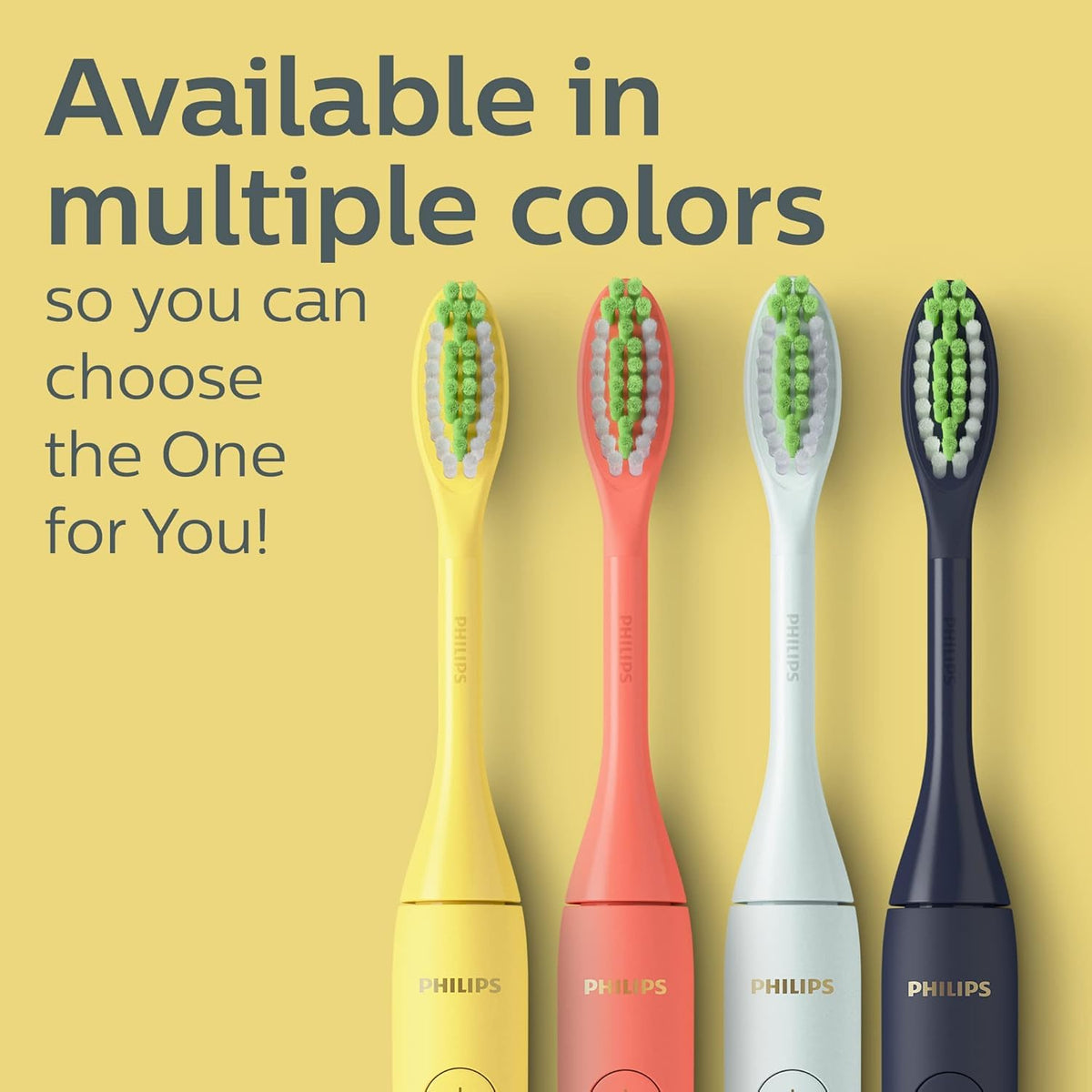 Philips One by Sonicare Battery Toothbrush Bundle, Mango, BD30001/AZ