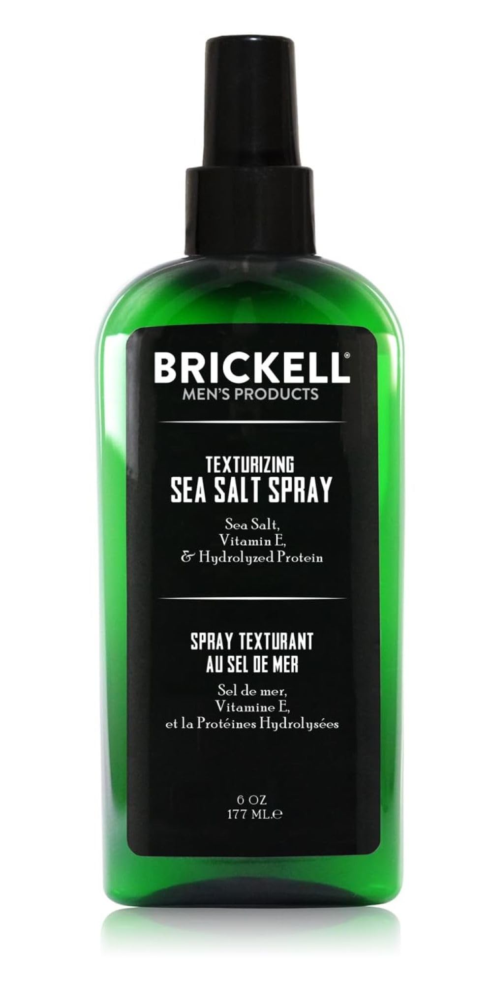 Brickell Men's Texturizing Sea Salt Spray, Alcohol-Free, 177 mL