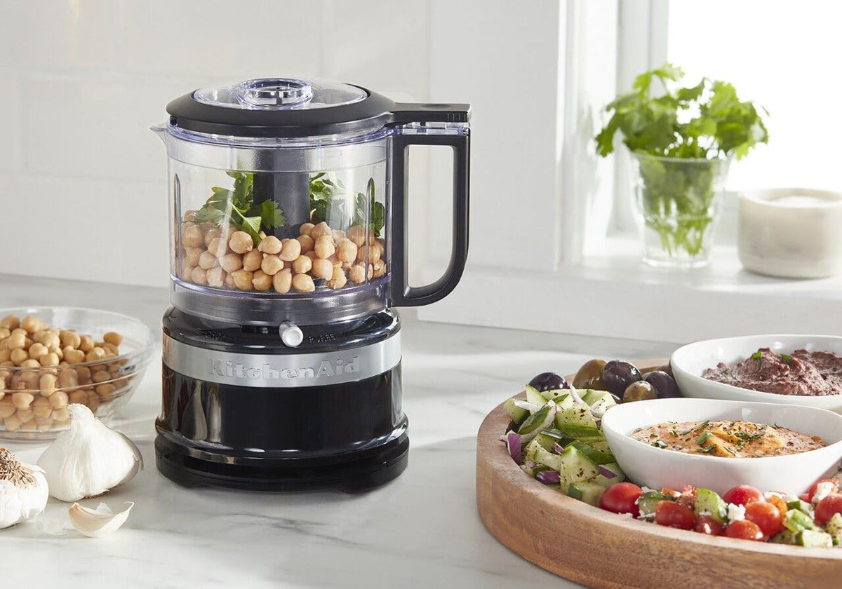 KitchenAid KFC3516OB 3.5 Cup Mini Food Processor, Onyx Black