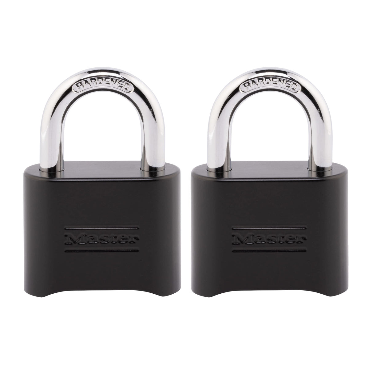 Master Lock Black Combination Padlock, 2 Pack, 178EC2