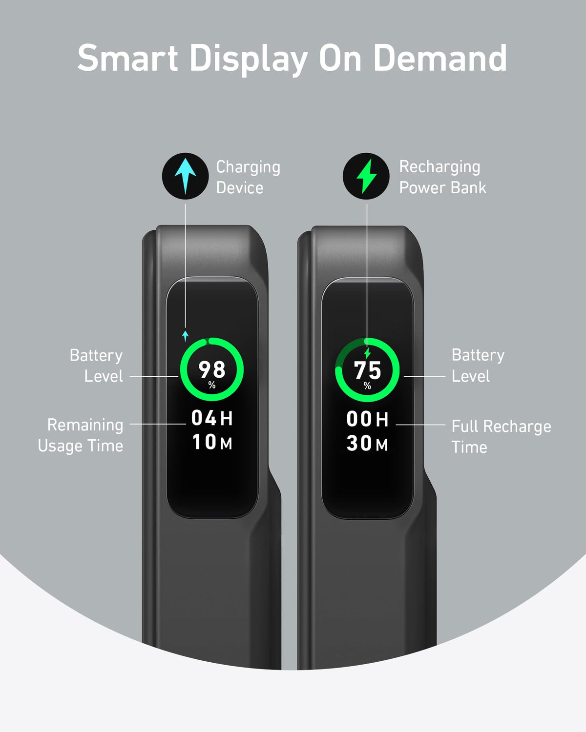 Anker MagGo Power Bank, Qi2 15W, 10,000mAh, Foldable Stand