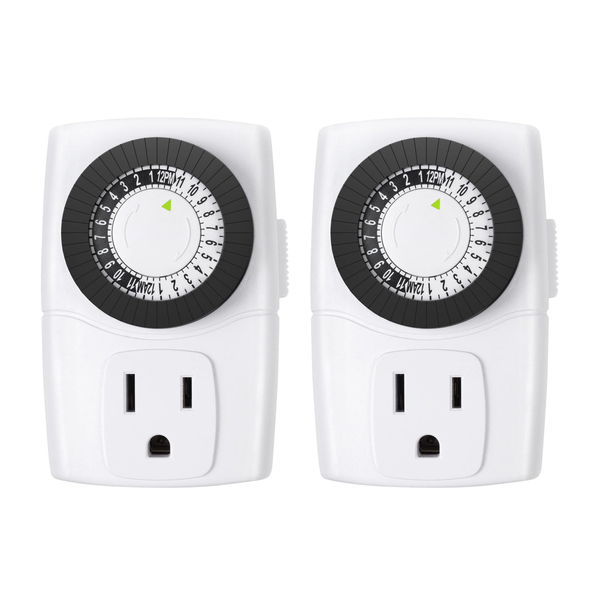 BN-LINK BND-60/U47 Indoor Mechanical Outlet Timer, 2 Pack