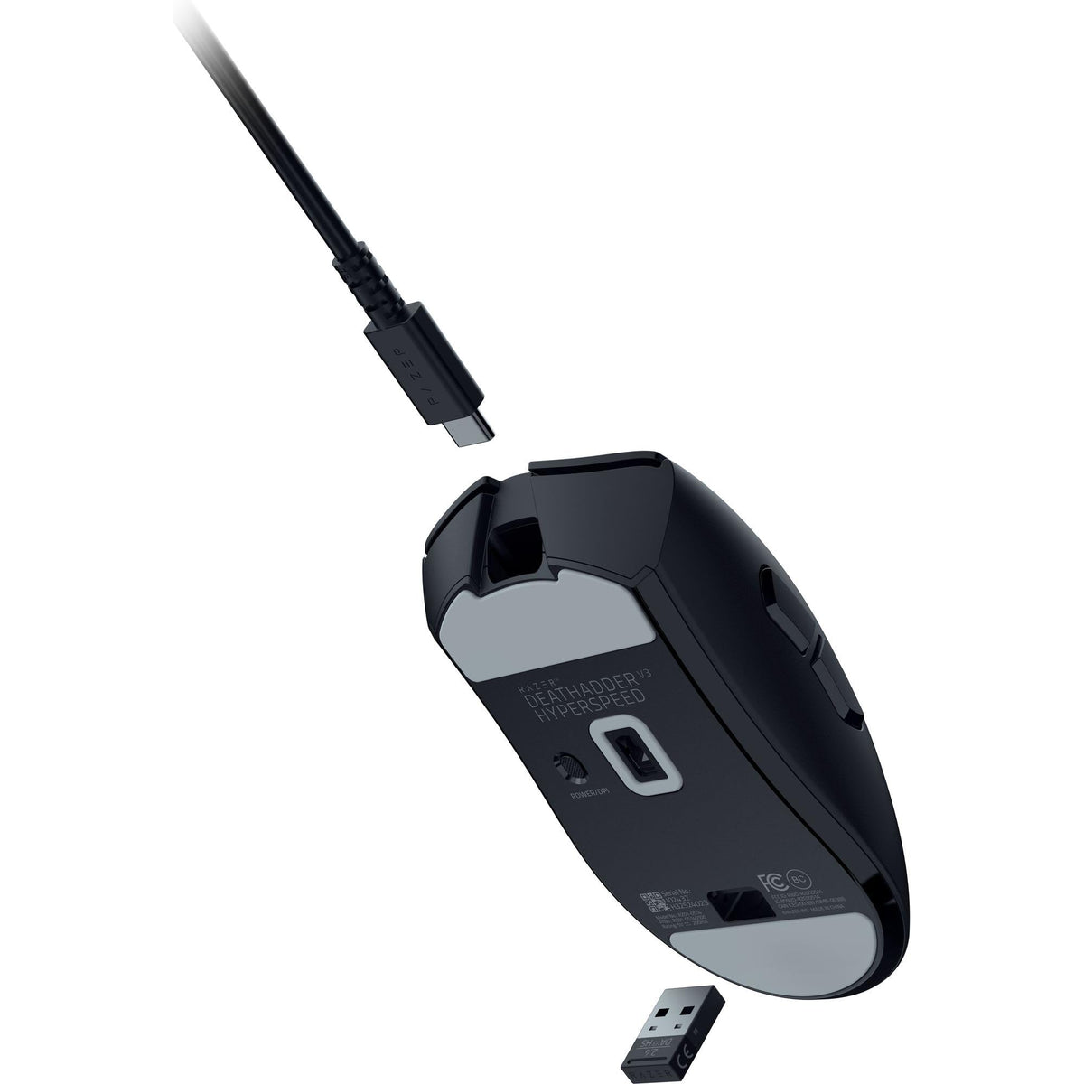 Razer DeathAdder V3 HyperSpeed Wireless Gaming Mouse, 55g, Black