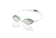 Speedo Women's Mirrored Vanquisher 2.0 Swim Goggles, Silver Ice
